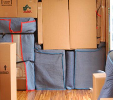 چیدمان درون کامیون - حمل و نقل اثاثیه منزل در اصفهان